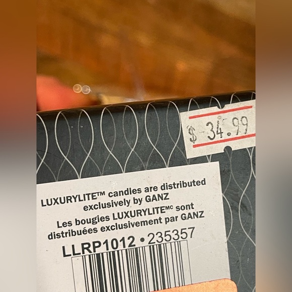 Ganz LuxuryLite LED Wax Pillar Flameless Candle - Picture 4 of 4